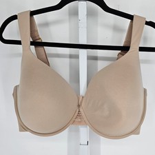 Joyspun Womens Sz 42DDD Classic Lightly Padded T Shirt Bra Solid Beige