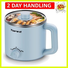 Hot Pot Electric, Electric Pot, 1.6L Ramen Cooker, Multifunctional Cooker for...