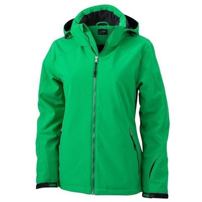 Damen Softshell Wintersportjacke,gefüttert,warm,wasserdicht | James & Nicholson