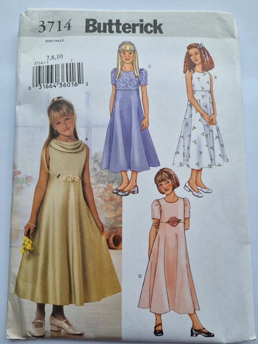 childrens bridesmaid dress patterns uk Girls Pattern for sale girls bridesmaid dresses