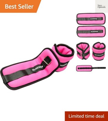 Fully Adjustable Ankle Wrist Arm Leg Weights, 1-20LBS, Multiple Options