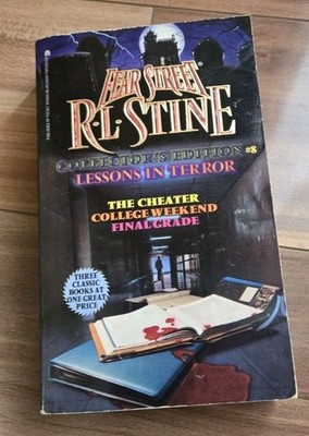 RL Stine Fear Street Collectors Edition #8 Lessons in Terror final grade cheater
