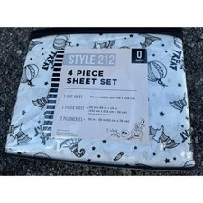 Halloween queen size bed sheets set new
