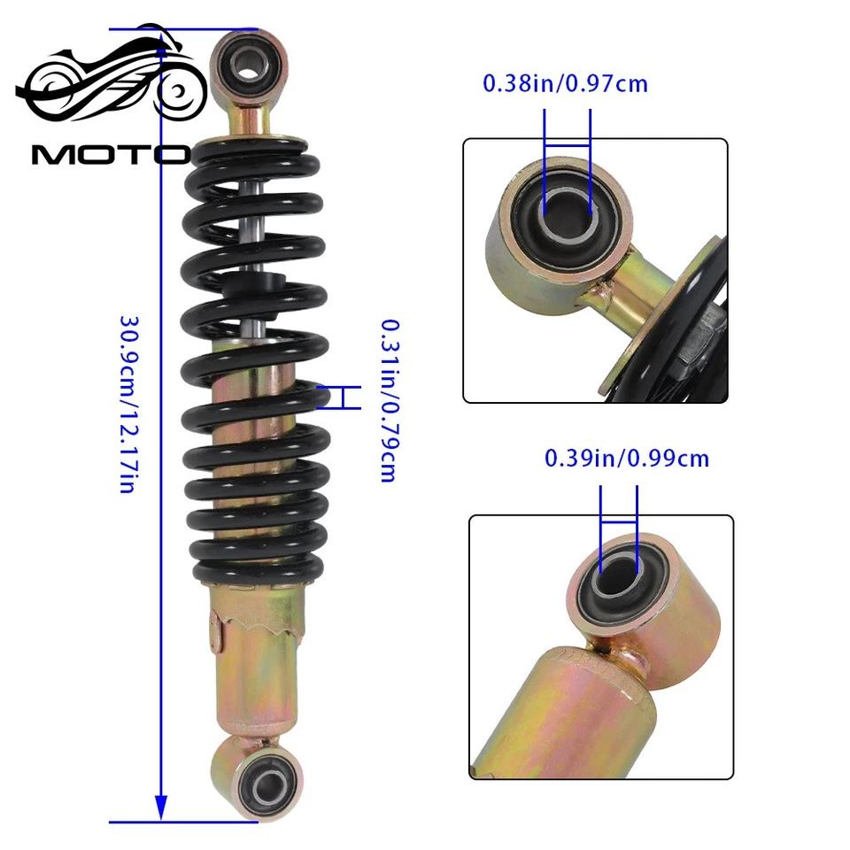 Комплект задних амортизаторов амортизаторов для Yamaha 80py Py80 Pw80 Pw 80 - Изображение 3 из 4