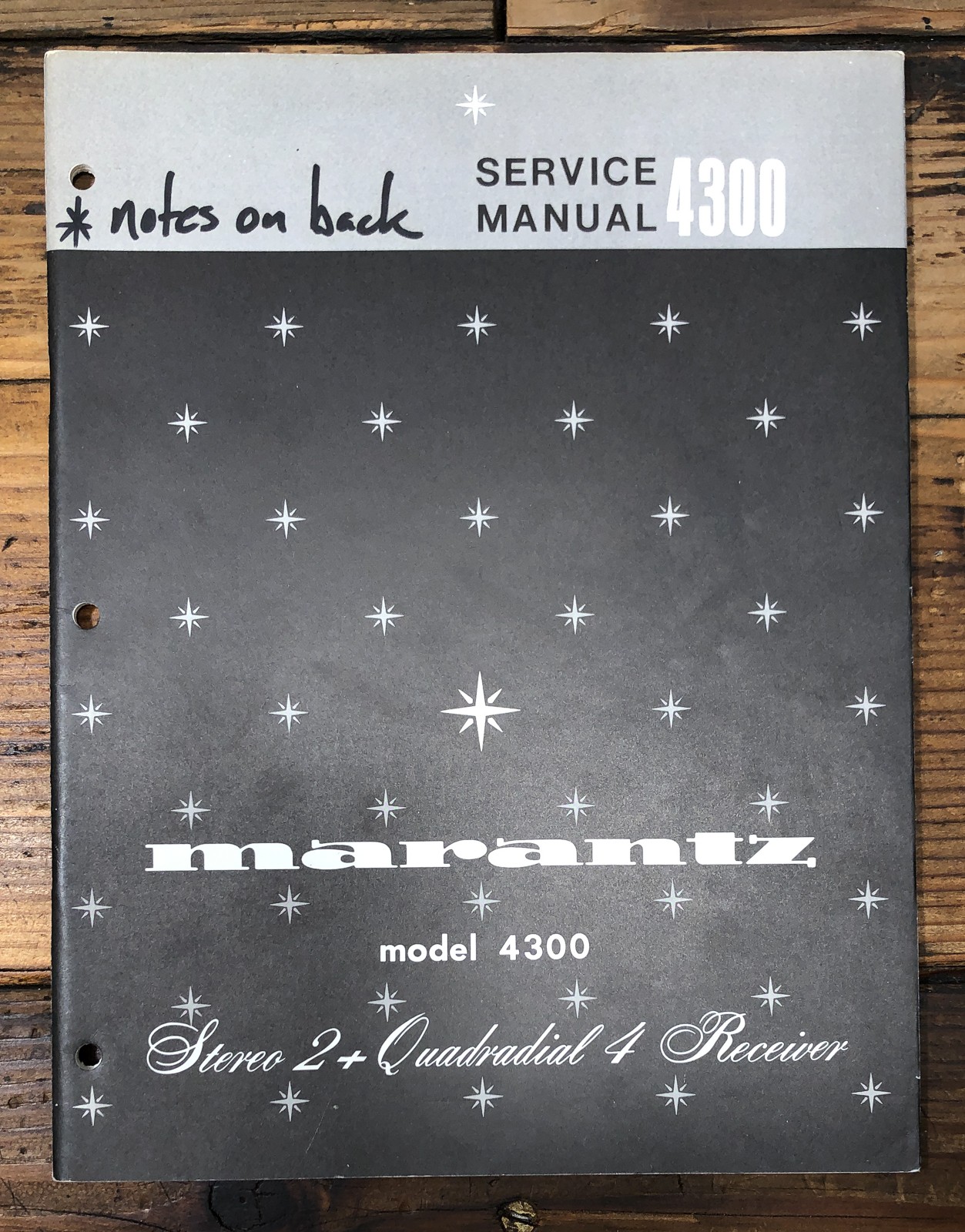 Marantz Model 4300 Receiver Service Manual *Original*