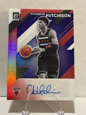 2019-20 DONRUSS OPTIC CHANDLER HUTCHINSON SIGNATURE SERIES HOLO PRIZM AUTO BULLS
