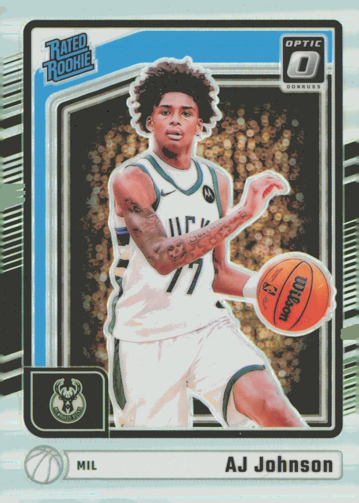 2024-25 Donruss Optic #277 AJ Johnson Holo