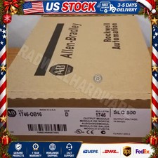 Allen Bradley 1746-OB16 SER D SLC 500 PLC Output Module US Free Tax