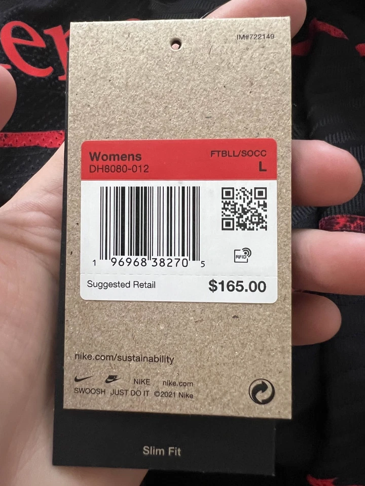 Camiseta deportiva para mujer Nike Portland Thorns FC de fútbol local Dri-Fit ADV DH8080-012 talla L Foto 2 de 3