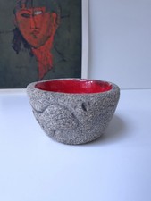 FRANCIS TRIAY Ceramic Aubagne Scarified Decor Rock Patterns 1950's