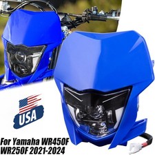 Faro LED DRL + Máscara para Yamaha WR450F WR250R CRF250L TTR230 YZ250F 2002-2024