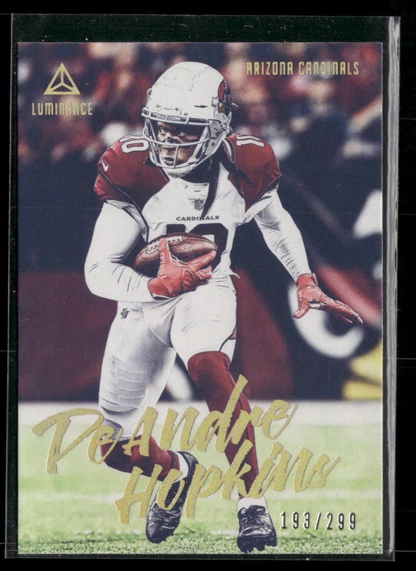 2020 Panini Luminance #47 DeAndre Hopkins Gold #/299