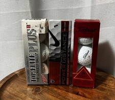 Mixed Lot 3 Sleeves - Nike Power Distance - Top Flite- Titleist Golf Balls