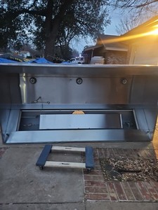 Captive-Aire Commercial Ventahood 8ft. With Makeup Air Plentum