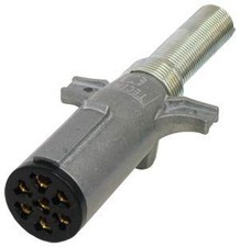 Tectran 670-71SG 7-Way SAE Plug with Spring Guard