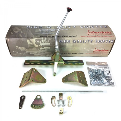 Push Button Transmission Shifter Kit w/ 12 Chrome Arm for GM TH350 - Picture 2 of 23