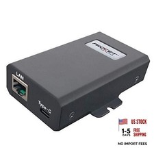 Gigabit USB Type C PoE IEEE802.3at PoE to USBC PoE Splitter 27W