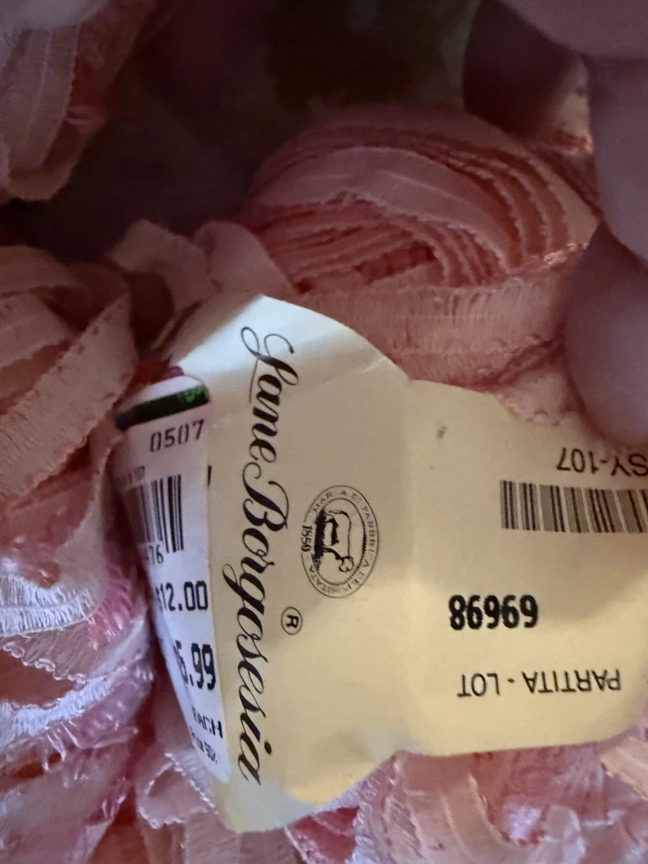 Lote de 5 bolas Lane Borgosesia Margarita algodón, viscosa acrílica y nailon, cinta hilo pin Foto 2 de 4