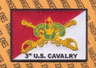 US Army 3rd US Armored Cavalry Regiment ACR "BRAVE RIFLES" ~5" pocket patch