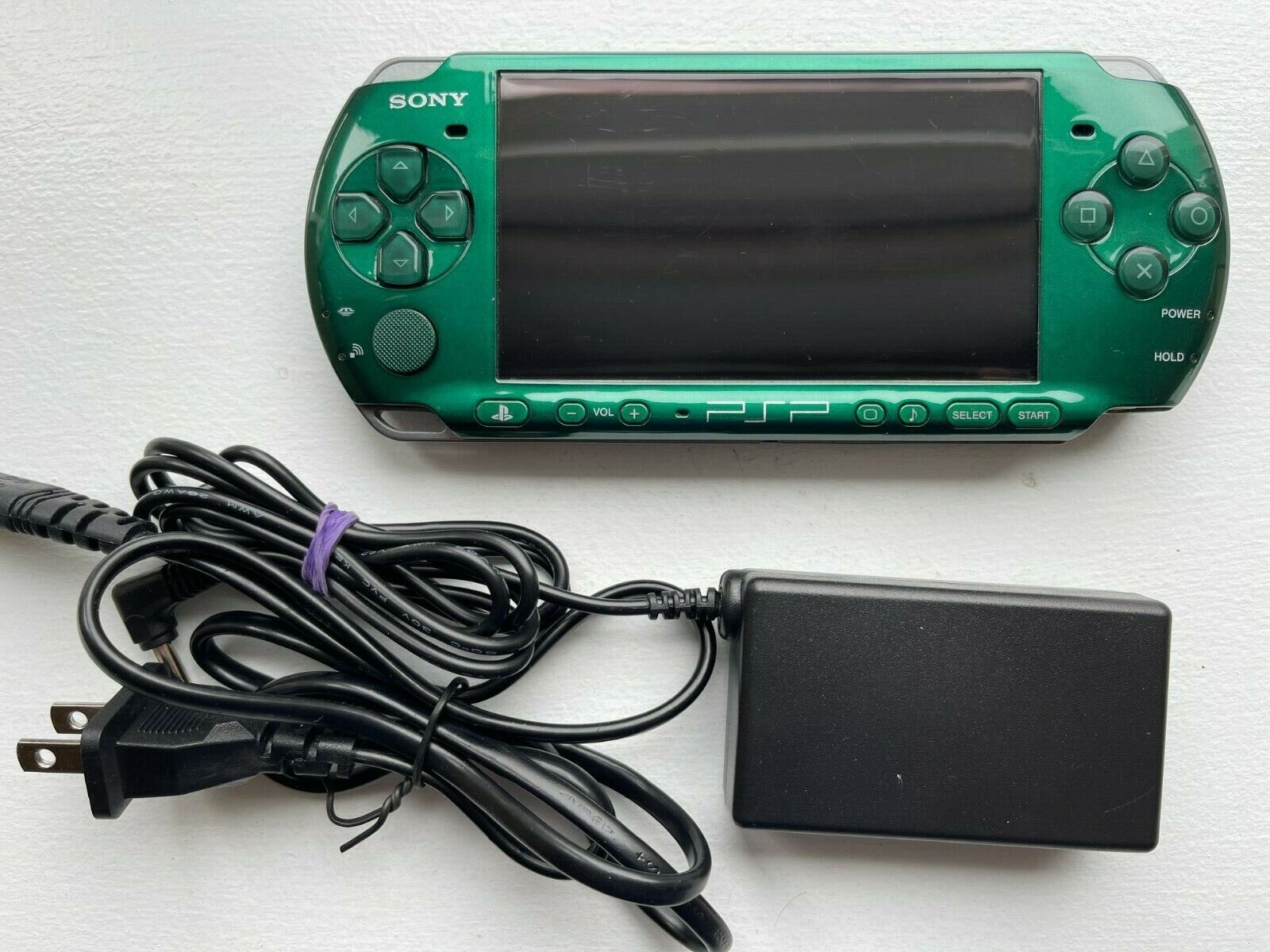 PSP 3000 Spirited Green - RARE - Good Condition - OEM Japan Import US Seller