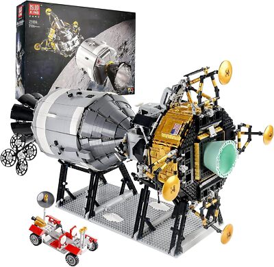 Mould King 21006 Lunar Module Star Ship Raumschiff Mondfähre Klemmbausteine UCS