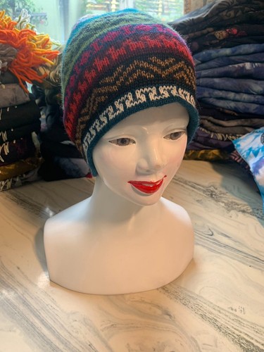 Gorros para mujer 100 % alpaca peruana pura - Imagen 15 de 16