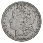 1878 7 TF Morgan Silver Dollar VG / FINE RARE DATE FIRST YEAR ISSUE!