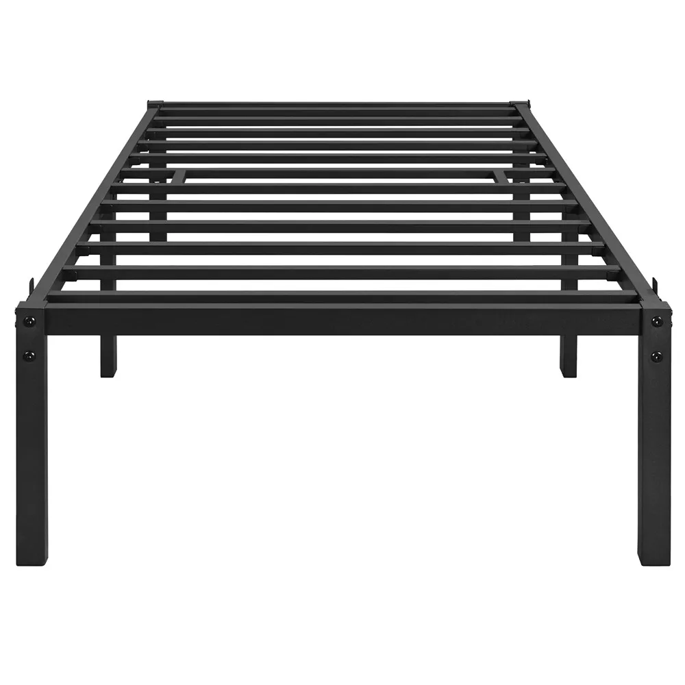 36.5 cm Metal Platform Bed Frame Non slip Mattress Foundation