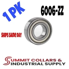 6006-ZZ Premium Bearing 30 x 55 x 13  (1 PK)