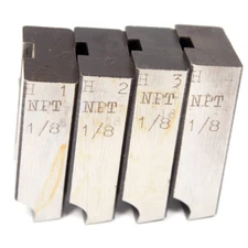 Vargus 6116461 Thread Chaser 1/8-27 Geometric 1 D, DS, DJ, DD HSS (Set of 4)