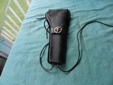 Black Steerhide Leather Holster for a Colt 7 1/2" SAA Revolver