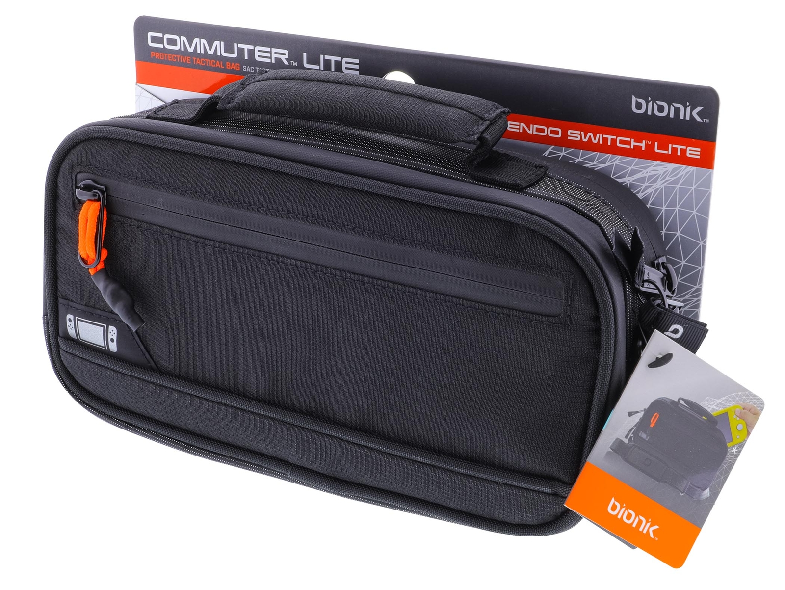 Bionik Commuter Bag Traveling Carrying Case for Nintendo Switch Lite