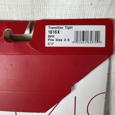 Capezio Ballet Pink Ultra Soft Transition Tights Girls Size 2-6