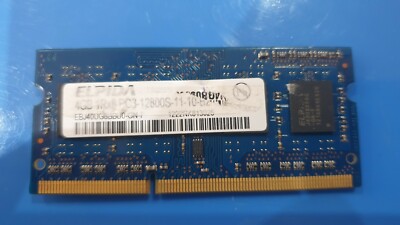 4GB ELPIDA RAM SPEICHER DDR3-PC3 1Rx8 12800S - LAPTOP HP Dell Lenovo Sony