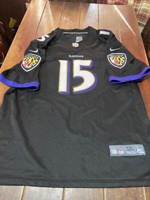 Nike On Field Baltimore Ravens NFL Game Jersey Marquise Brown