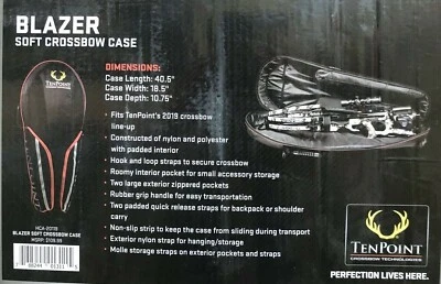 TEN-POINT TenPoint Blazer Narrow Crossbow Soft Case BRAND NEW