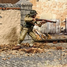 W.Britain 25187 U.S. Infantryman Advancing with Caution, 1944-45 Britains 