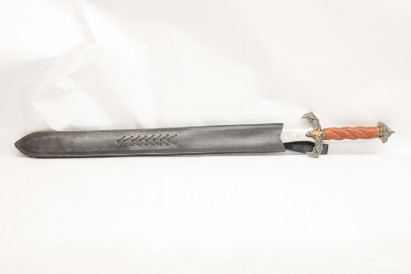 JIM FROST SWORD 4 LION HEADS ETCHED CCN-19211 #152 | eBay