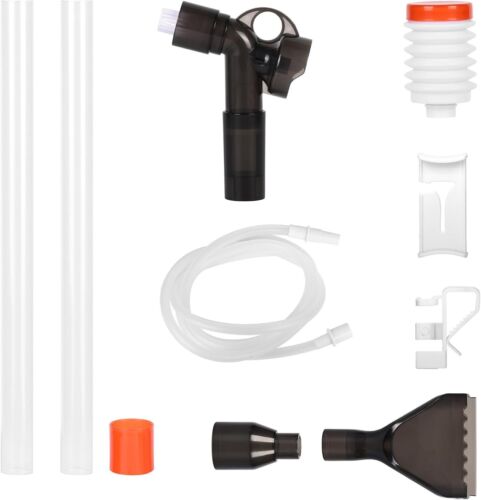 Aquarium Cleaner Kit Vacuum Pump Gravel Water Cleaning Fish Tank Siphon Cleaner - Picture 2 of 15