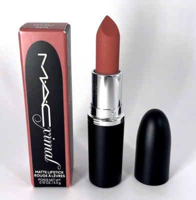 MAC MACXIMAL Matte Lipstick 617 VELVET TEDDY FULL SIZE Deep Beige