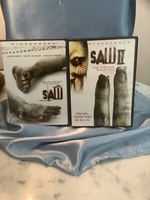 Saw and Saw 2 DVD Very Good