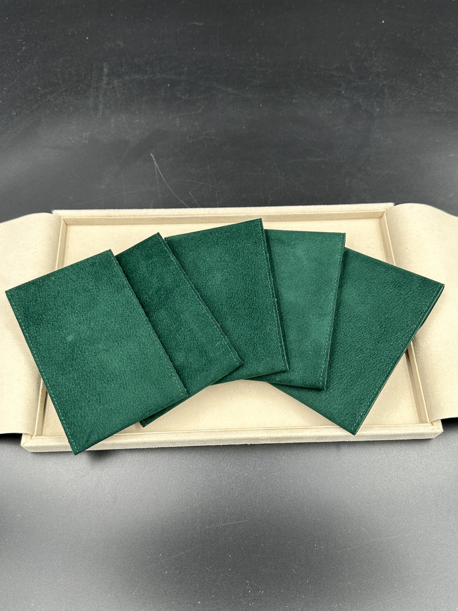 5 Rolex Green Velvet Travel/Service Pouch ref 4447844.719514 | eBay