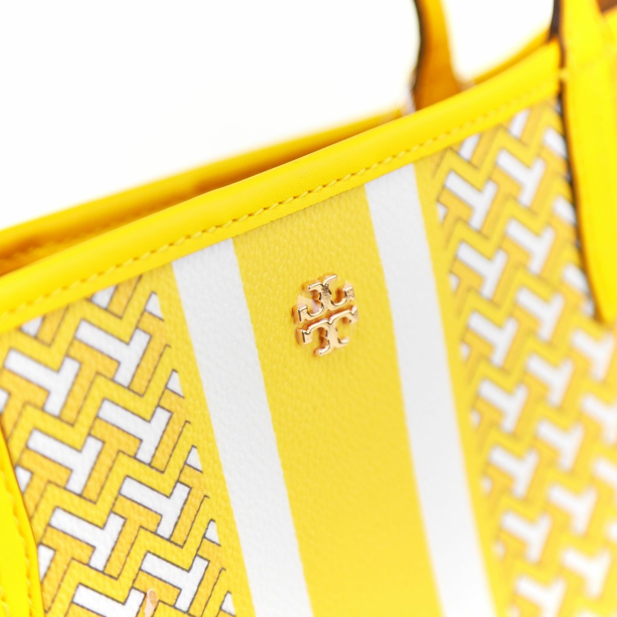 トートバッグ TORY BURCH Women Bags 168382 700 Yellow NWT Tory Burch All Over Larger Shopper Tote Yellow | eBay