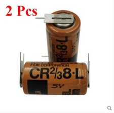 2pcs Original CR2/3 8.L PLC FDK 3V Li-ion Battery with welding pin CR2/38.L