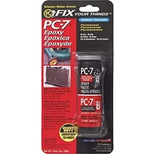 PC Products PC-7 Epoxy Adhesive Paste, Two-Part Heavy Duty, 2oz in Two Jars,