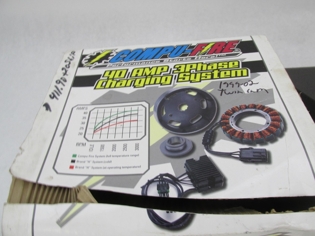 Compu-Fire 99-02 Harley Davidson Twin Cam 40 AMP 3 Phase Charging