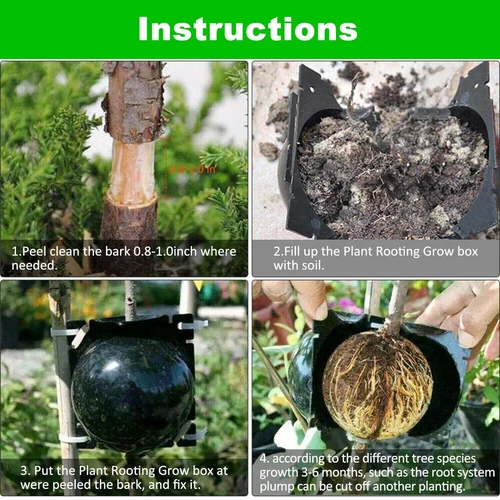 2/5/10X Plant Rooting Device Grafting Ball Box Growing High Pressure Propagation - Bild 7 von 21