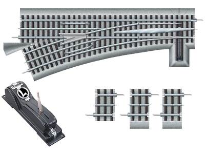 Lionel FasTrack O72 Remote/Command Control LH Switch  #6-81953