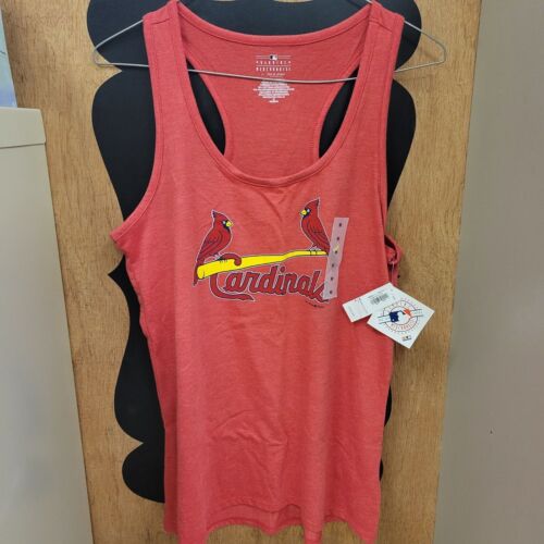 New 2018 Women's Red Racerback Tank Top St. Louis Cardinals - Size Medium