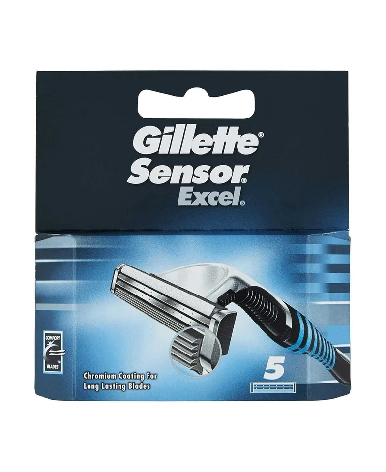 (40) Cartuchos de recarga Gillette Sensor Excel 8 paquetes con 5 hojas en cada paquete - Imagen 2 de 2